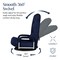 Best Choice Products 360-Degree Swivel Gaming Floor Chair w/ Armrest Handles, Foldable Adjustable Back